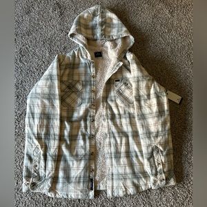 RIP CURL Mens Shores Sherpa Lined Mens Flannel